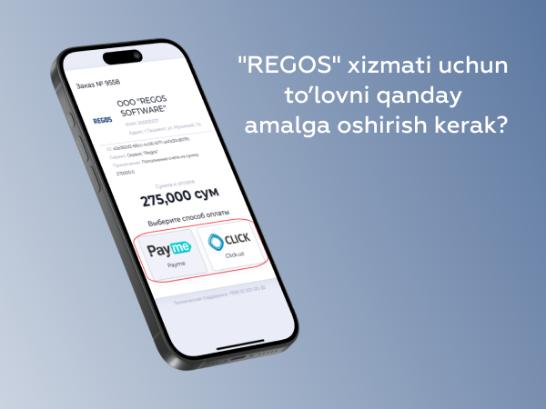 "REGOS" xizmati uchun to’lovni qanday amalga oshirish kerak?